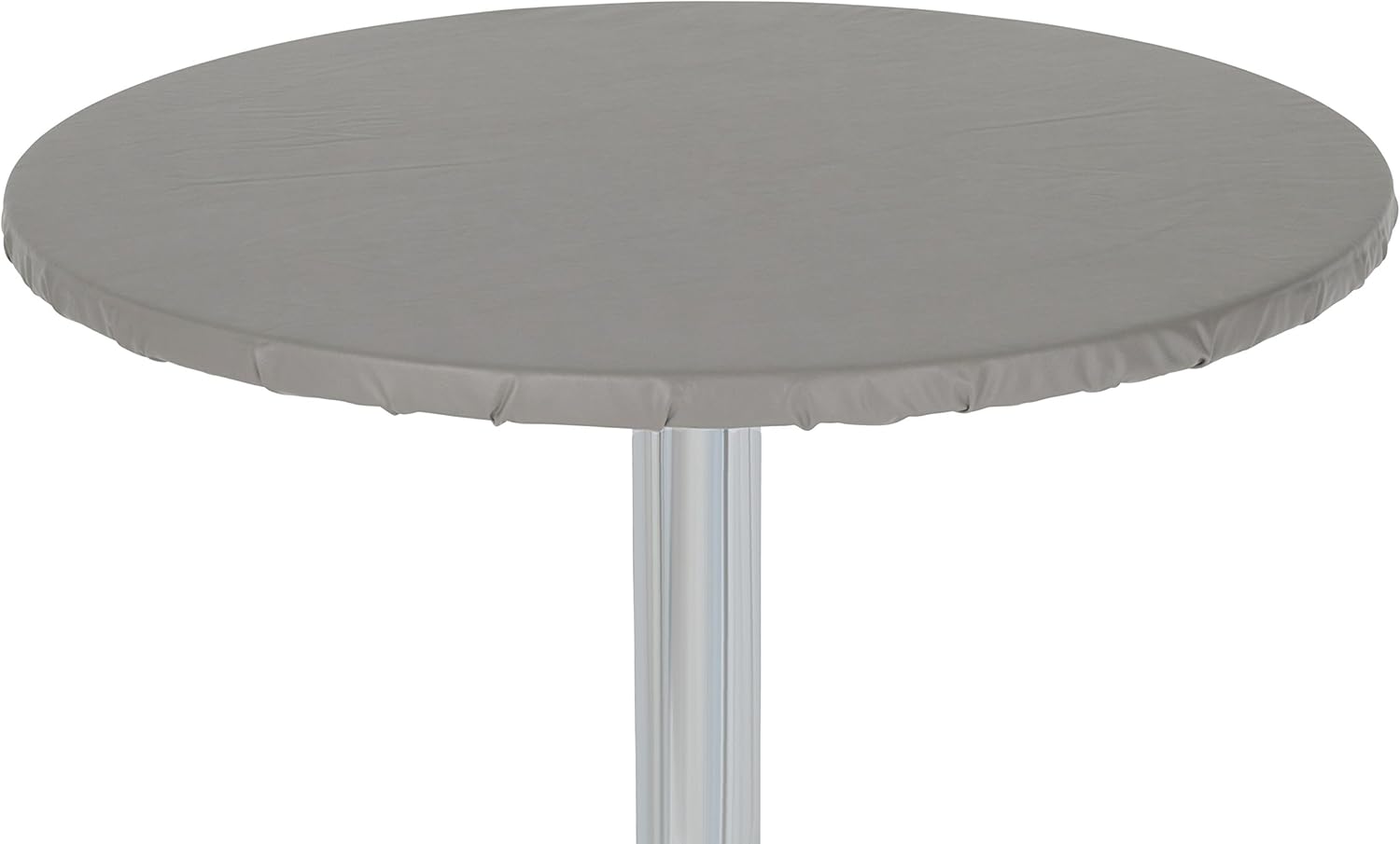 Heavy Duty Vinyl Round Fitted Tablecloth with Flannel Backing