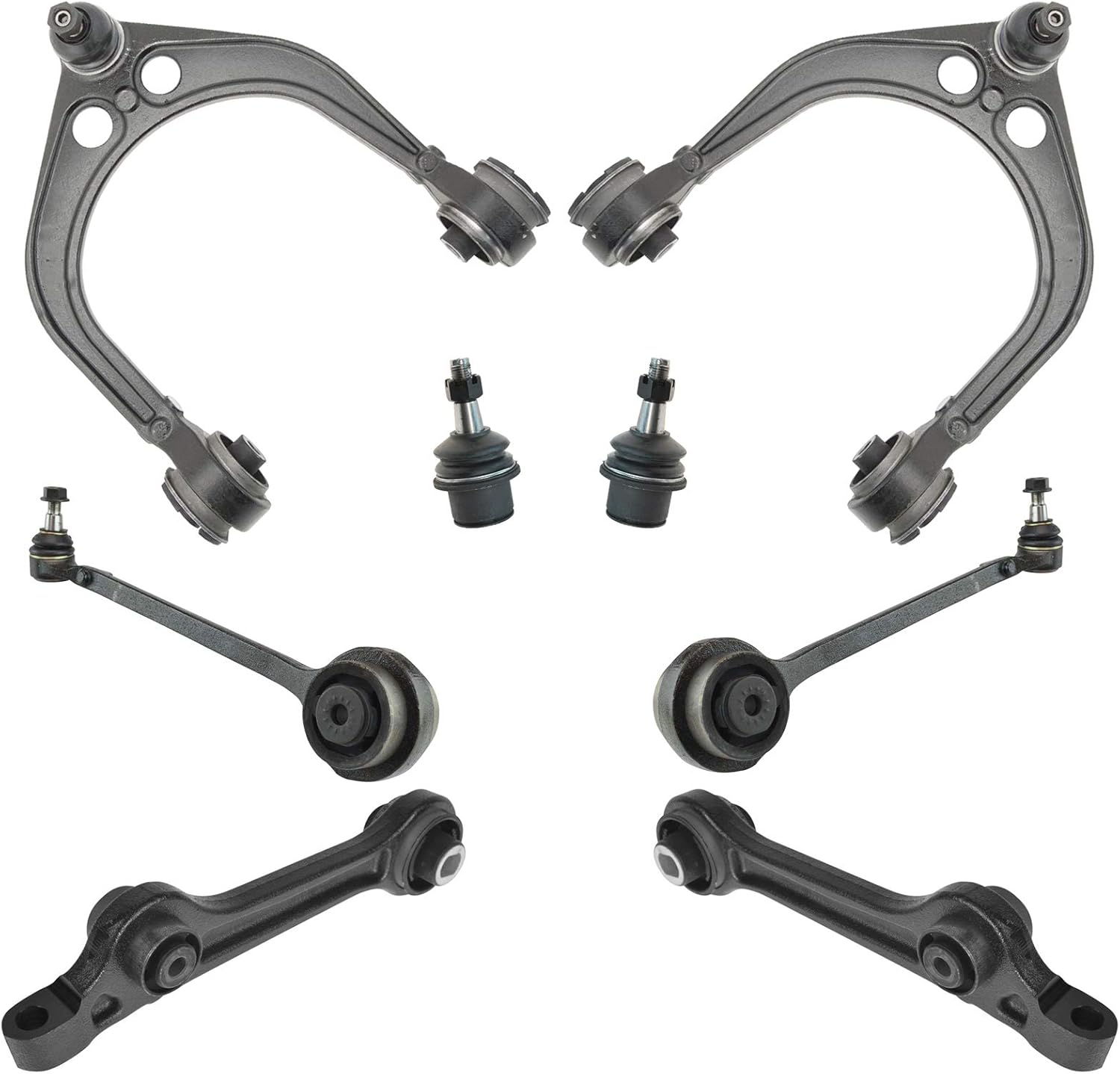 TRQ Front Control Arm with Ball Joint Set for Chrysler 300