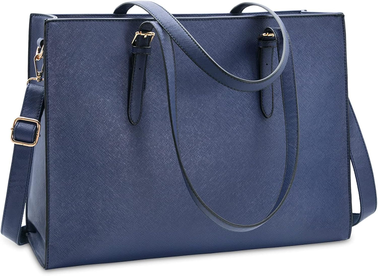 Stylish Laptop Bag for Women Waterproof Leather 15.6 Inch