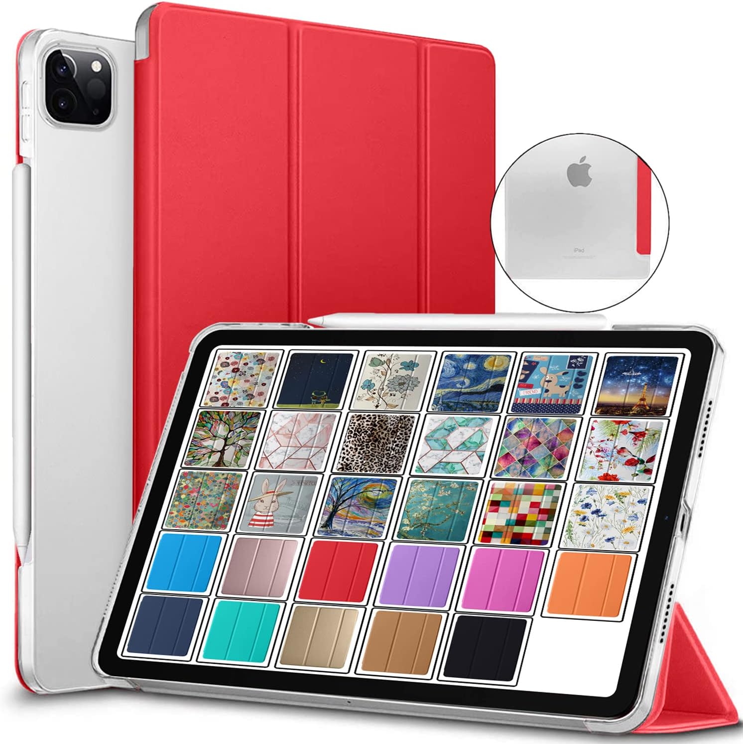 DuraSafe Cases for iPad Pro 12.9 inch 4th Gen - Scarlet