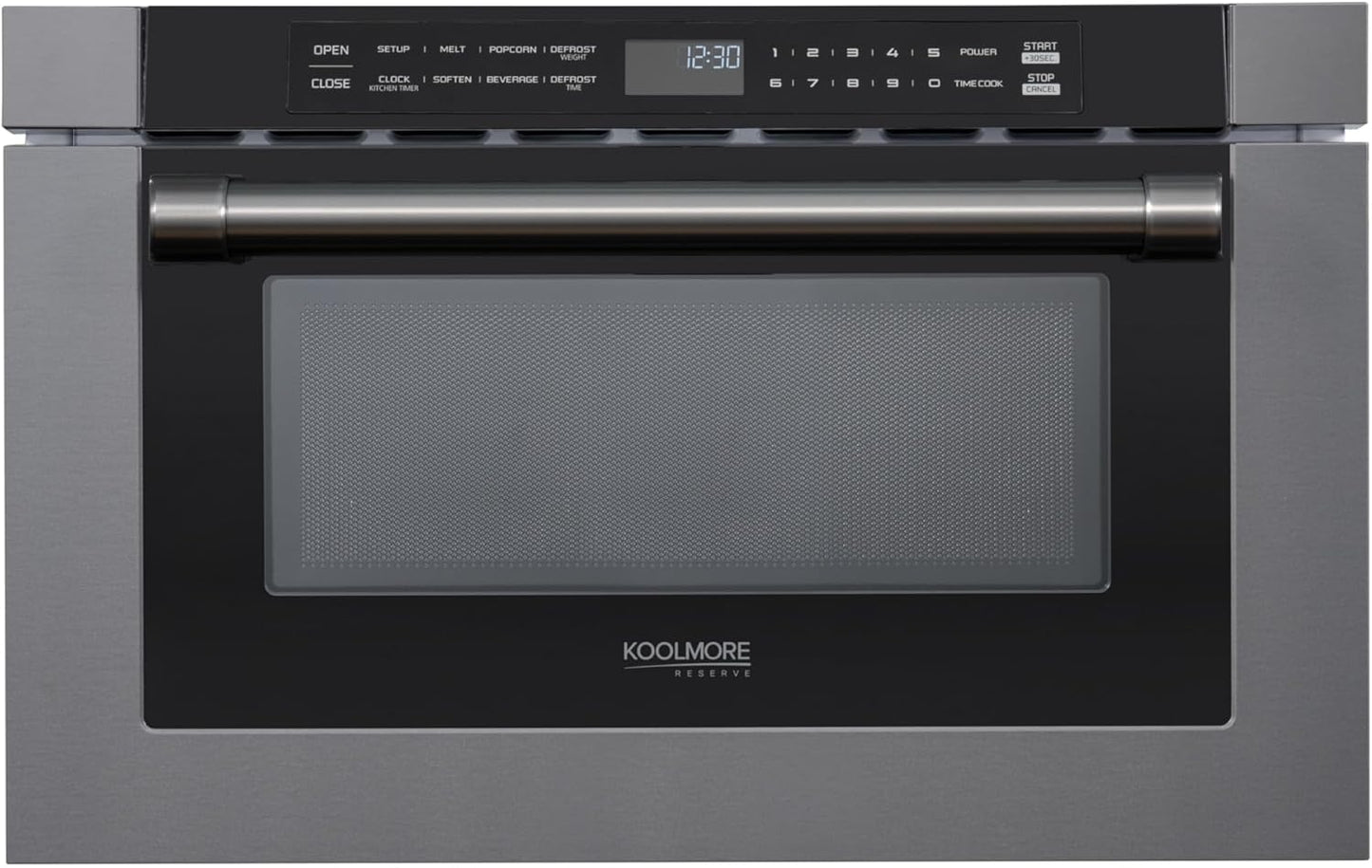 KoolMore Reserve 24 in. Microwave Drawer with Electric Door Opening