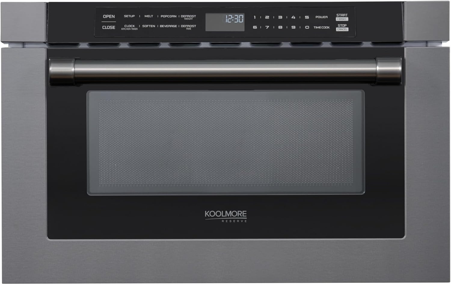 KoolMore Reserve 24 in. Microwave Drawer with Electric Door Opening