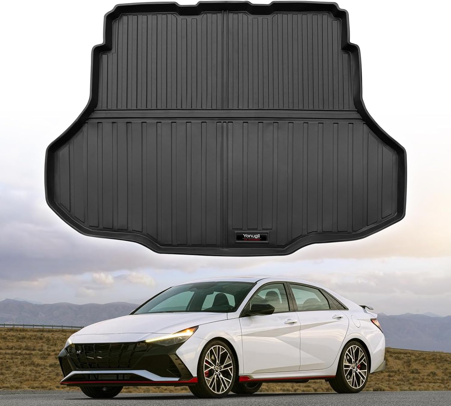 Custom Cargo Mats for 2021-2025 Hyundai Elantra - All Weather