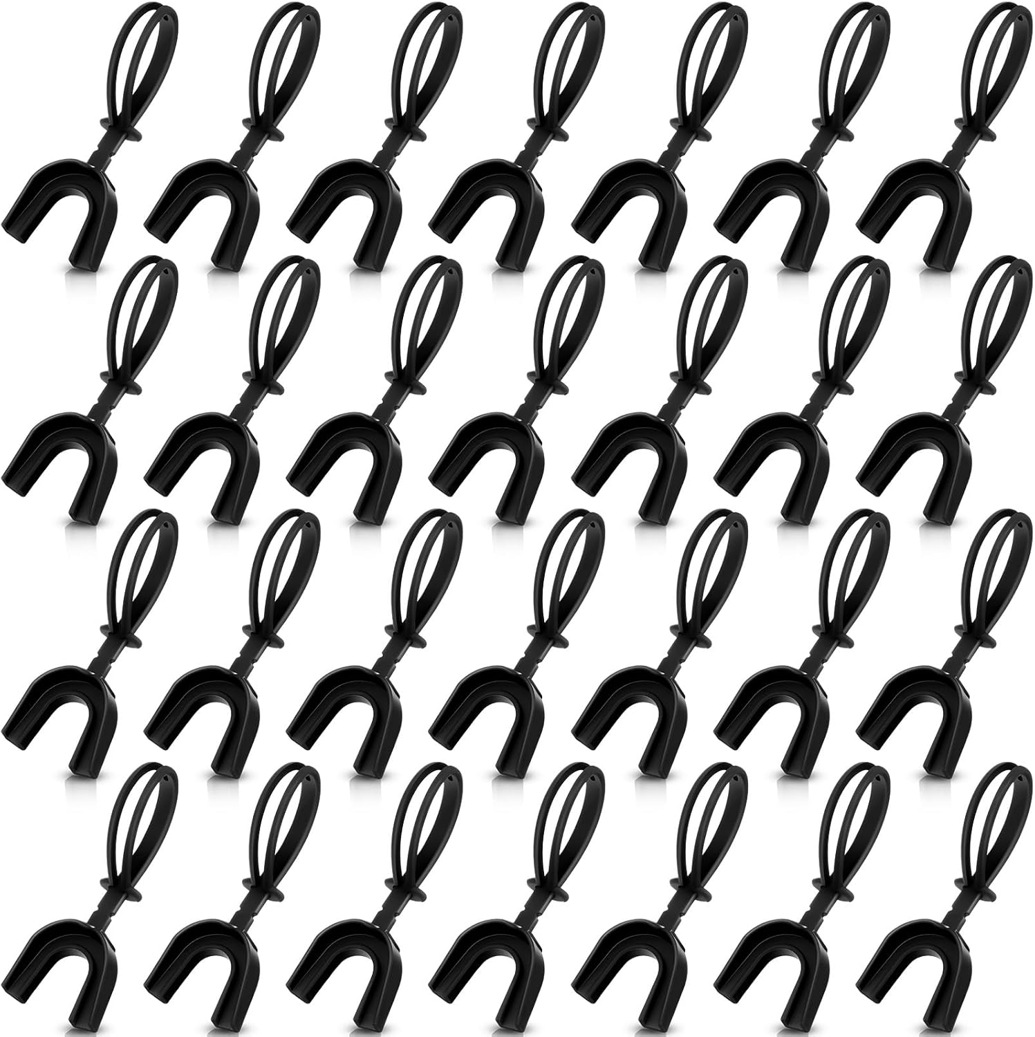 Kanayu 30 Pcs Strapped Mouth Guard for Sports Activities
