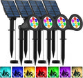 Color Changing Solar Landscape Spotlights for Halloween & Christmas