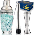 Gbuxska: Ultimate Cocktail Shaker Set - Mix Like a Pro!