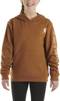 Carhartt Girls' Hooded Pullover Sweatshirt - Durable Everyday Hoodie