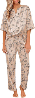 Soft Satin Pajama Set for Women by Ekouaer for Cozy Nights