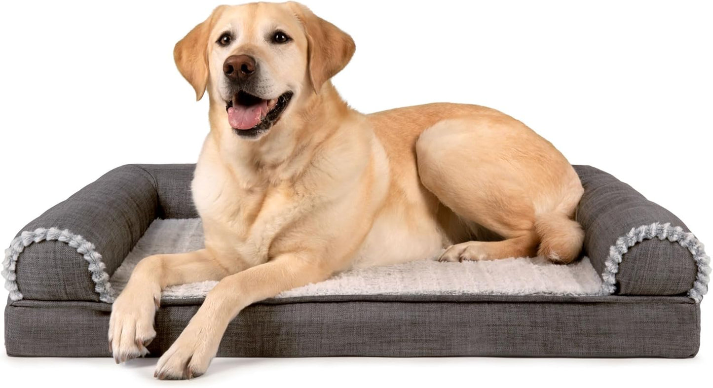 Furhaven Orthopedic Dog Bed for Large and Medium Dogs Comfort