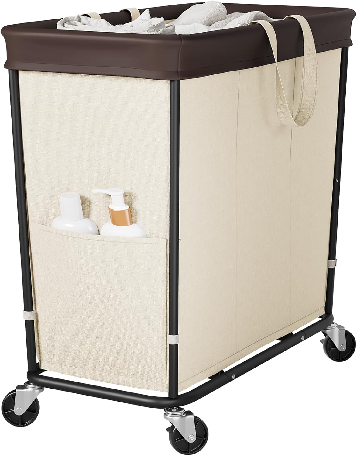 320L Extra Large Rolling Laundry Basket with Wheels for Home
