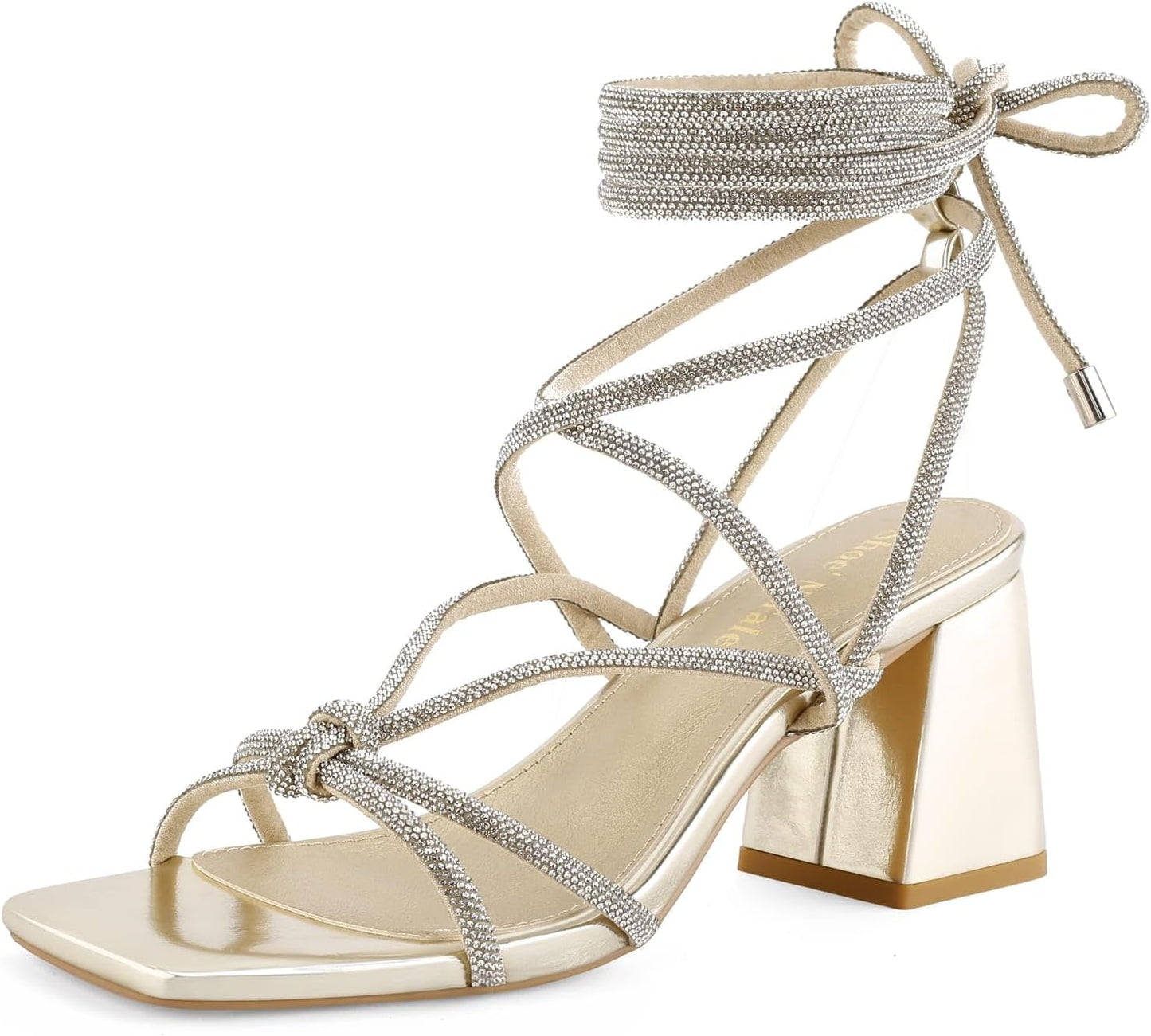 Shoe'N Tale Lace Up Heels for Women - Stylish Gladiator Sandals