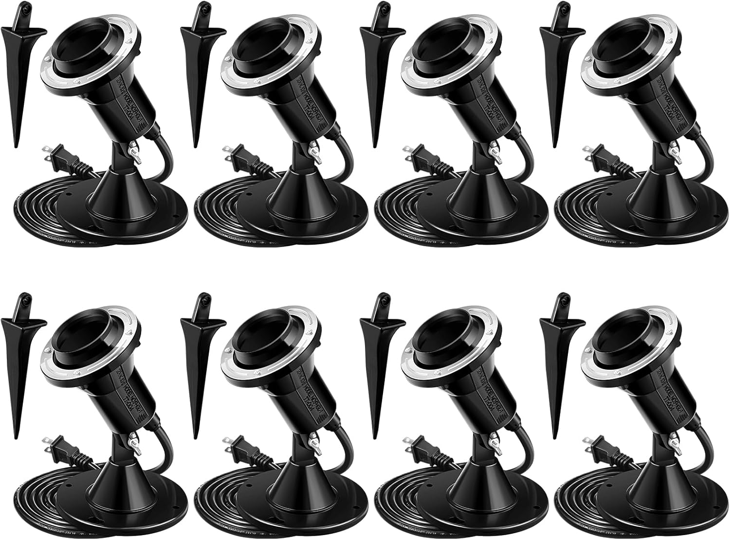 4 Pack Outdoor Floodlight Holder for Halloween and Christmas