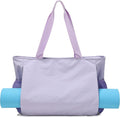 Yoga Mat Bag for Women with Wet Pocket - Spacious Purple