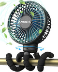 Stroller Fan for Baby - Portable Rechargeable Fan with Long Battery