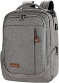 KROSER Laptop Backpack for 17.3 Inch Laptops - Grey Casual Daypack