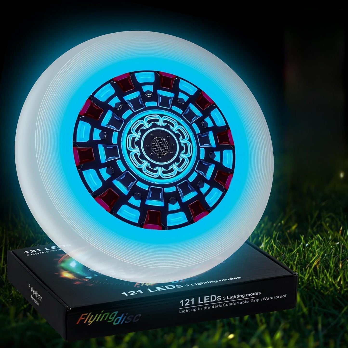 ZhaoJum RGB LED Flying Disc - Ultimate Outdoor Fun!