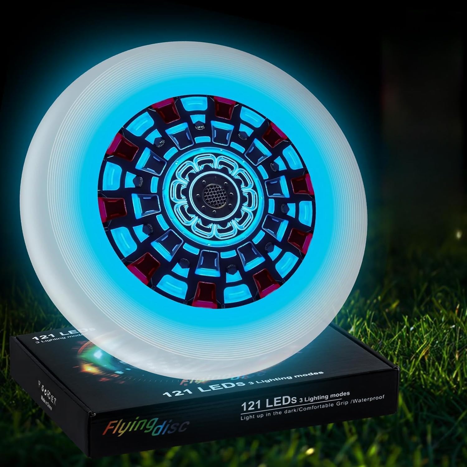 ZhaoJum RGB LED Flying Disc - Ultimate Outdoor Fun!