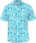 Tipsy Elves Hawaiian Shirts for Men - Stretch Modern Fit Beach