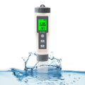 TDS Meter 4-in-1 Water Tester TDS/EC/Salinity/Temp - Accurate Readings