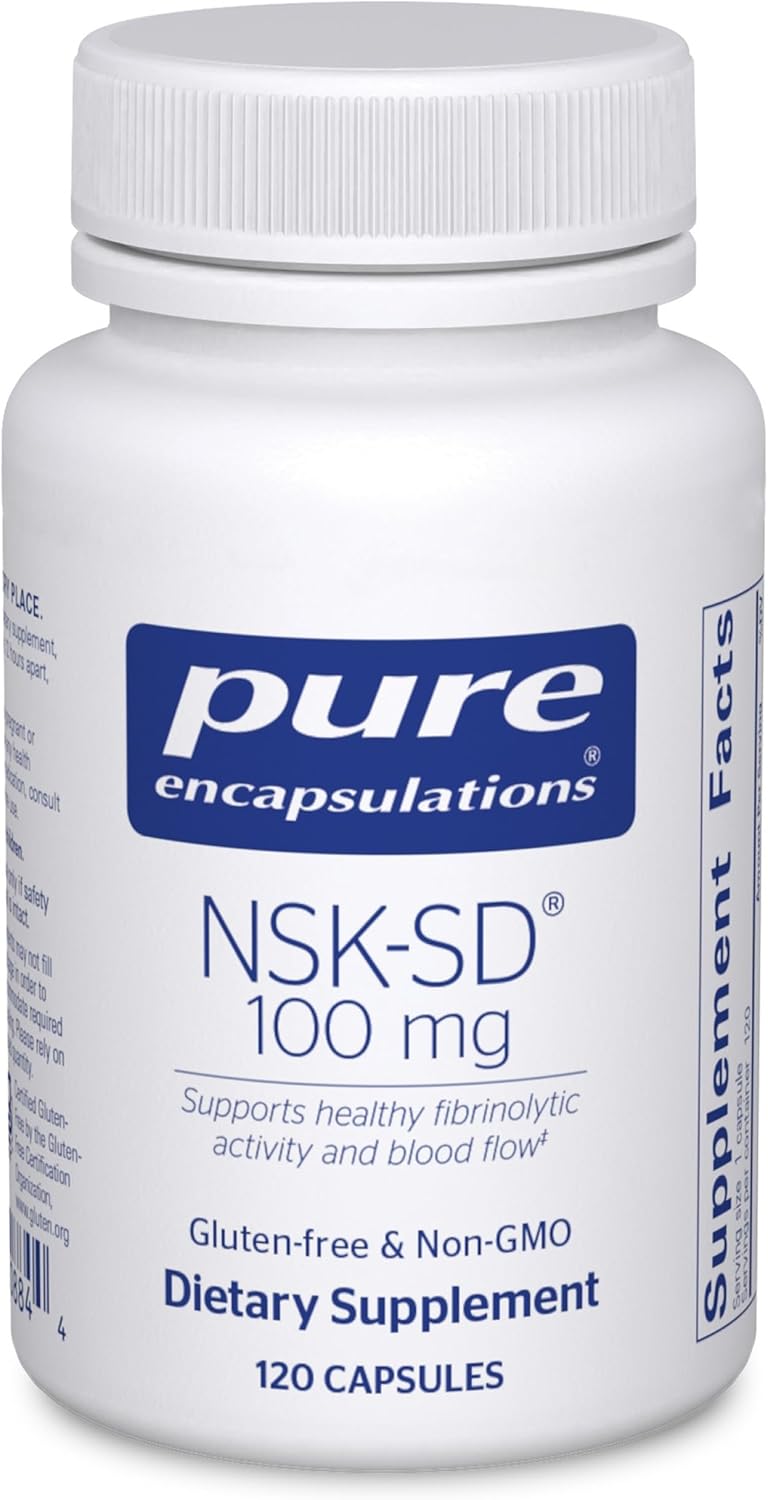 Pure Encapsulations NSK-SD Nattokinase for Healthy Blood Flow