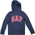 Girls Fleece Arch Logo Pullover Hoodie - Comfortable Everyday Layer