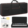 MUINS 61 Key Keyboard Case for Digital Piano Travel and Storage