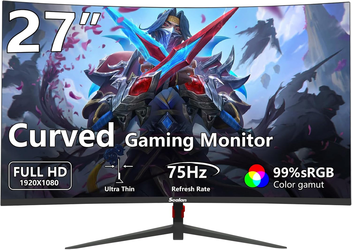 Immersive 27 Curved Gaming Monitor by Sealan
