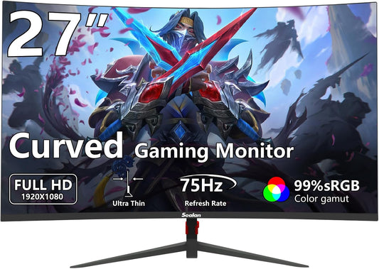 Immersive 27 Curved Gaming Monitor by Sealan