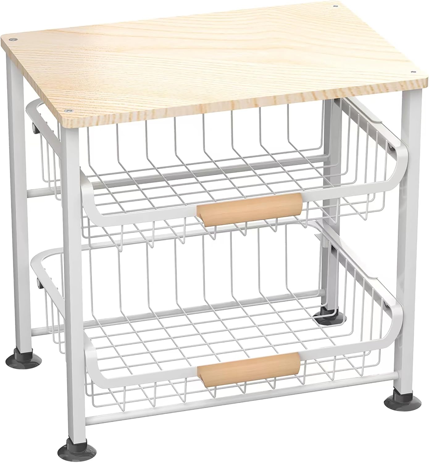 3-Layer Kitchen Fruit Storage Basket Snack Rack for Organizing