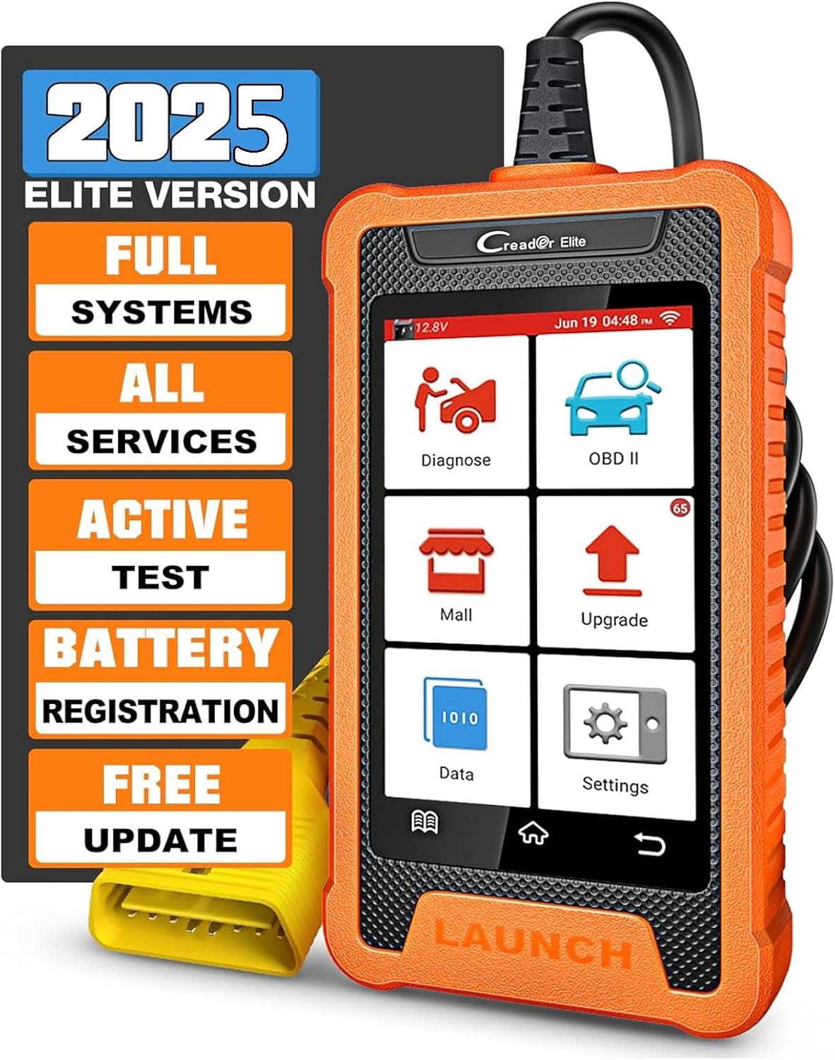 LAUNCH Creader Elite OBD2 Scanner for Toyota and Lexus Vehicles
