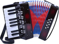 Accordion 17 Piano Keys 8 Bass Button Accordion - Mini Beginner