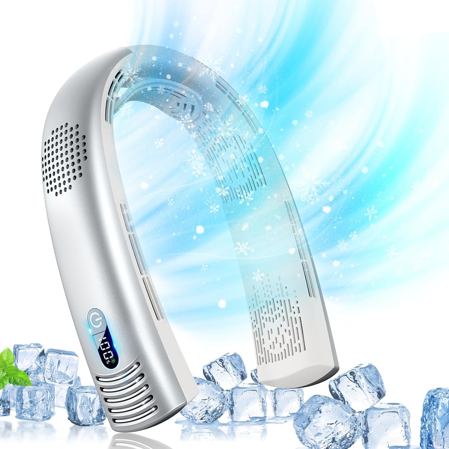CRISLEX Portable Neck Fan - 360 Cooling, Hands-Free