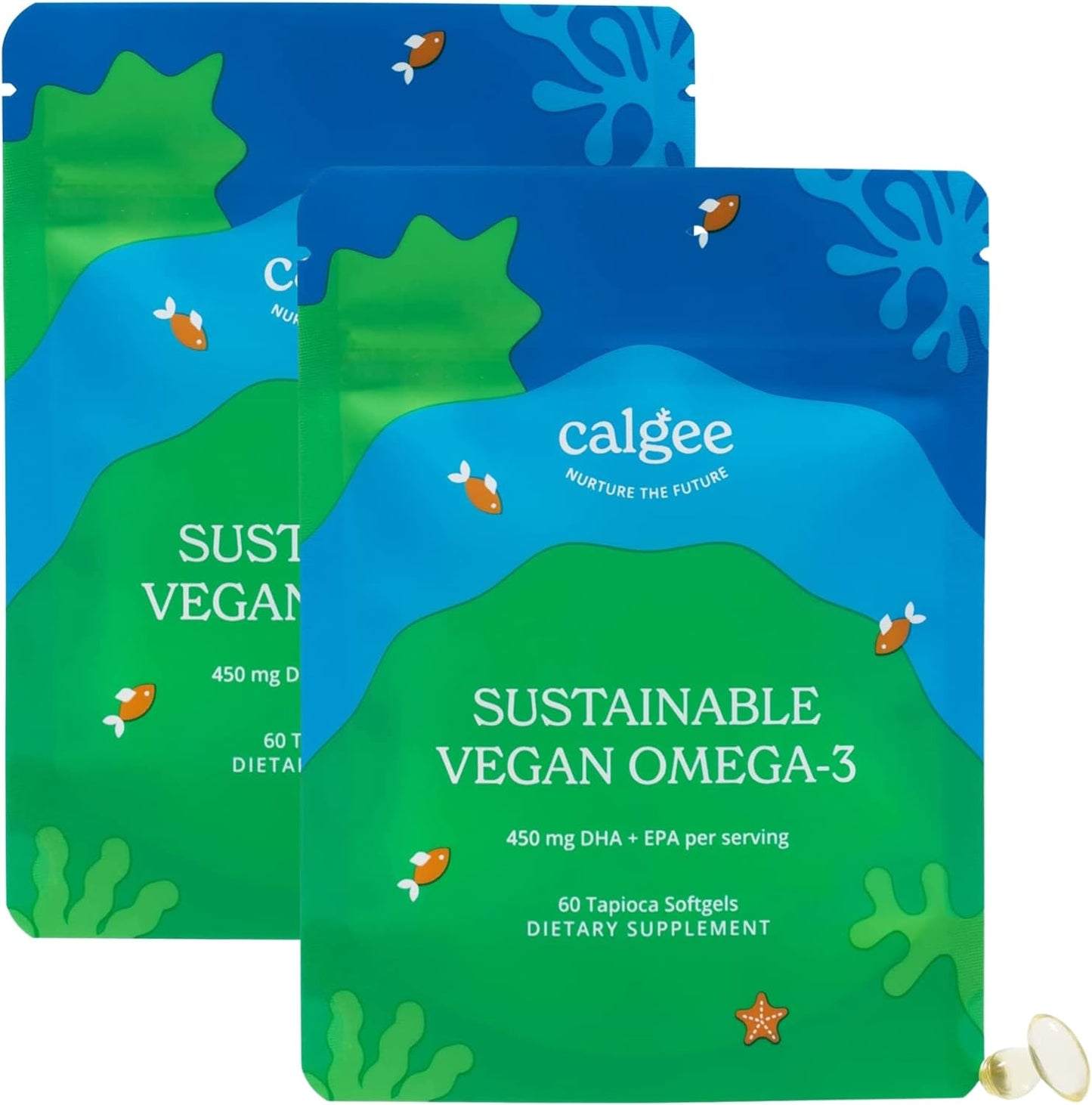 Vegan Omega 3 Softgels - Sustainable Algae Oil Alternative