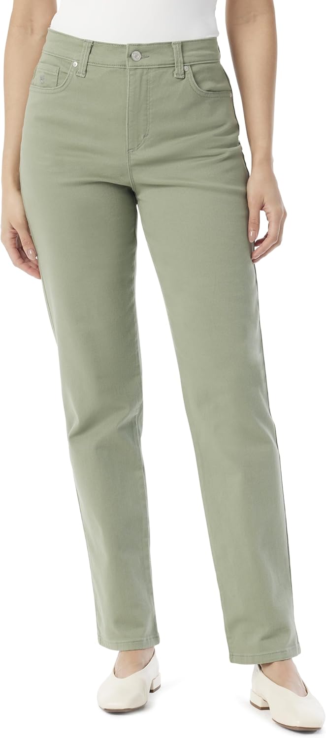 Gloria Vanderbilt Womens Amanda Classic High Rise Tapered Jean