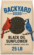 Black Oil Sunflower Seeds for Wild Birds - 25 lb Bag