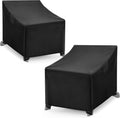 Adirondack Chair Covers Waterproof Heavy Duty - 2 Pack 32in x 34in x