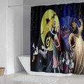 Christmas Shower Curtain Kids Bathroom Halloween Decor - Waterproof 71