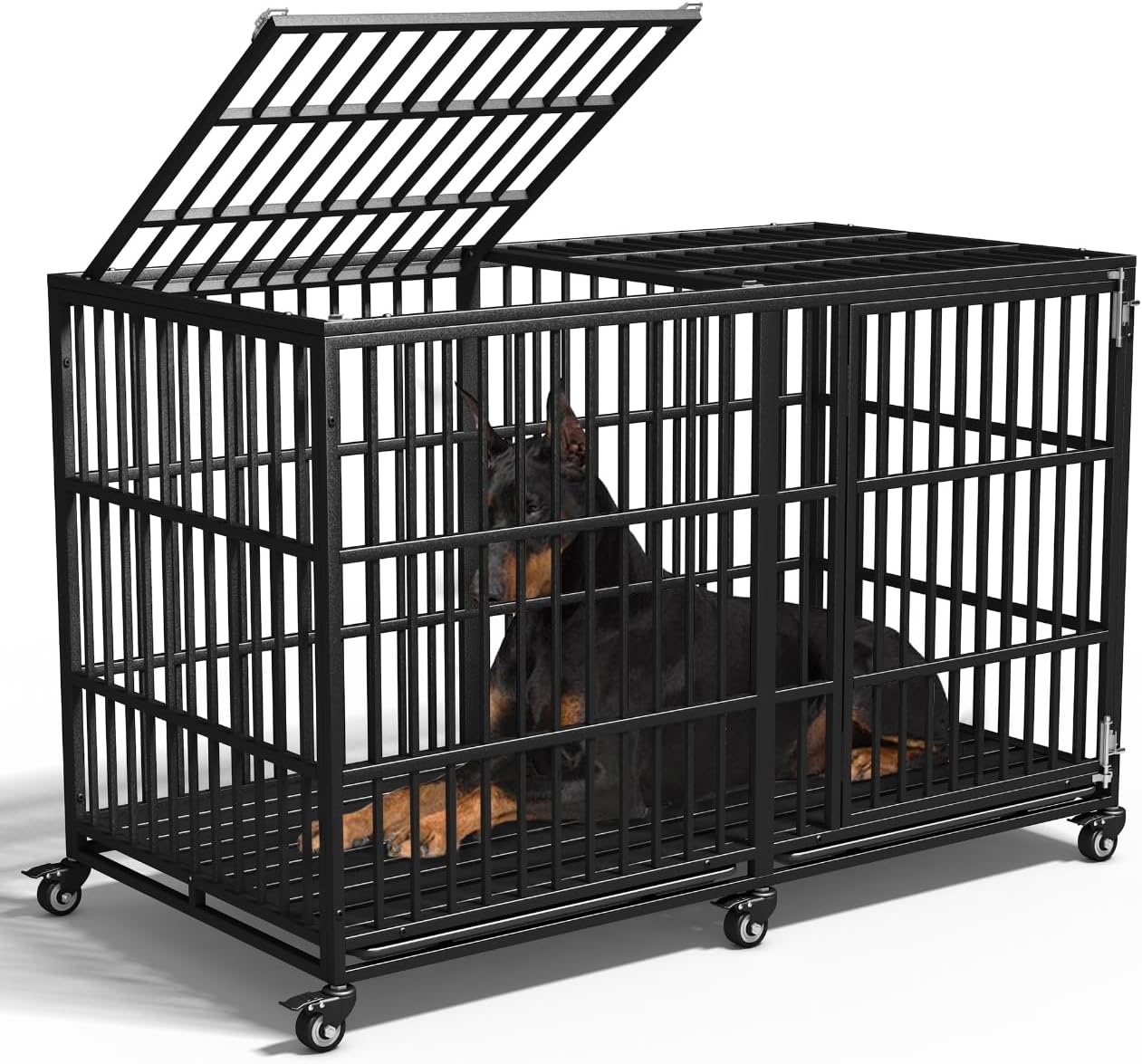 Extra Large Dog Crate for Large Dogs - Heavy Duty 64 in Kennel