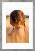 16x24 Picture Frame with Mat for 12x18 Photos - Grey Gallery Frame