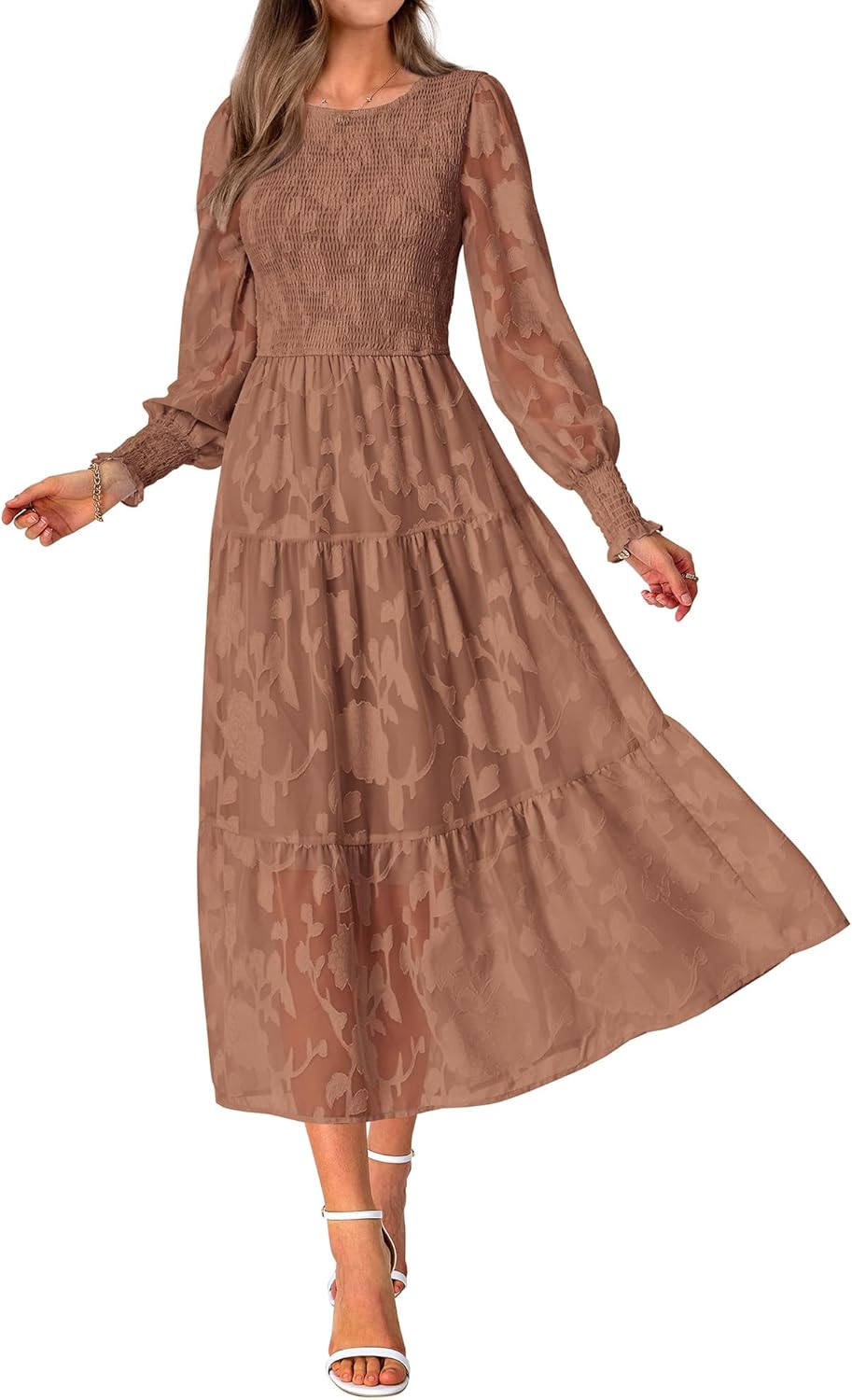 Elegant Floral Maxi Dress for Women - Perfect Wedding Guest Attire