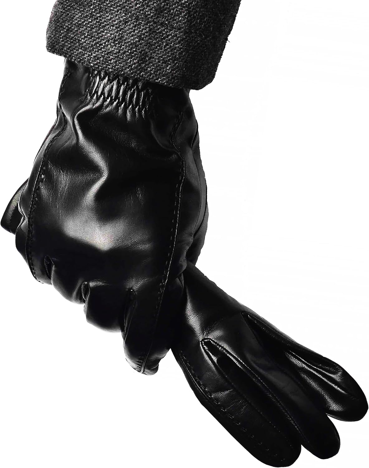 YISEVEN Winter Leather Gloves - Buttery-Soft & Warm