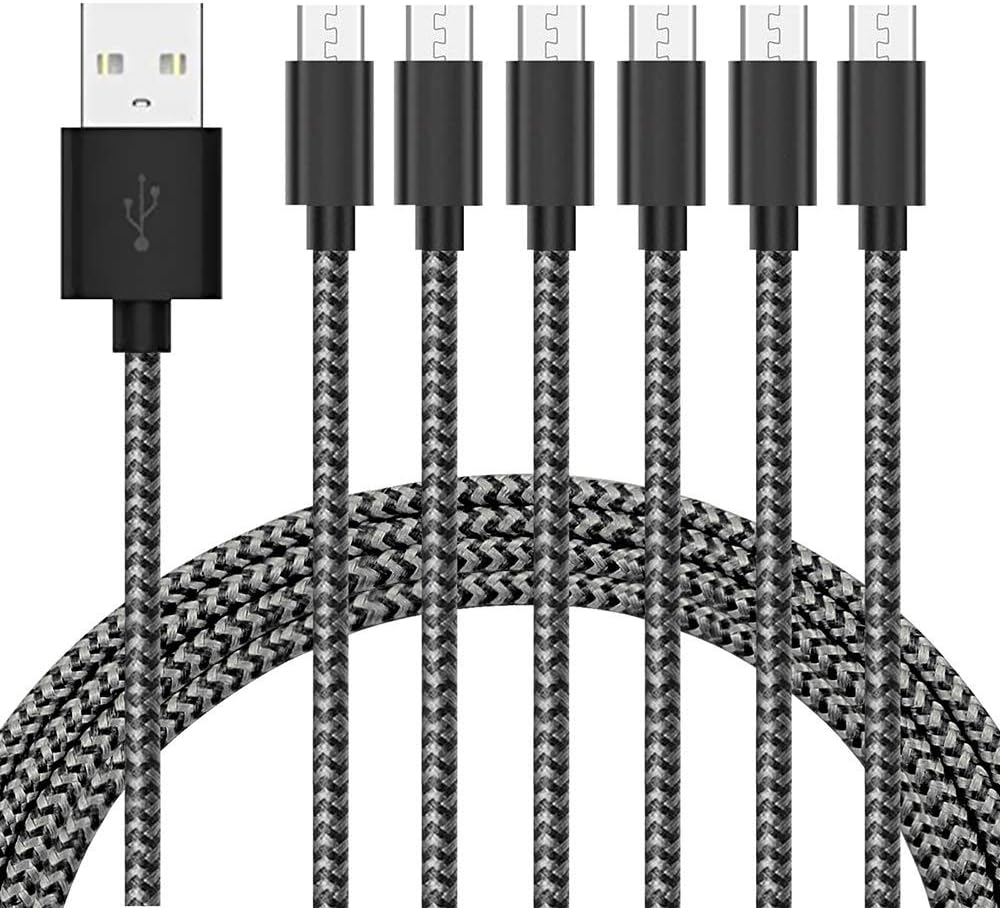 6-Pack Fast Charging Android Cables by Gopala