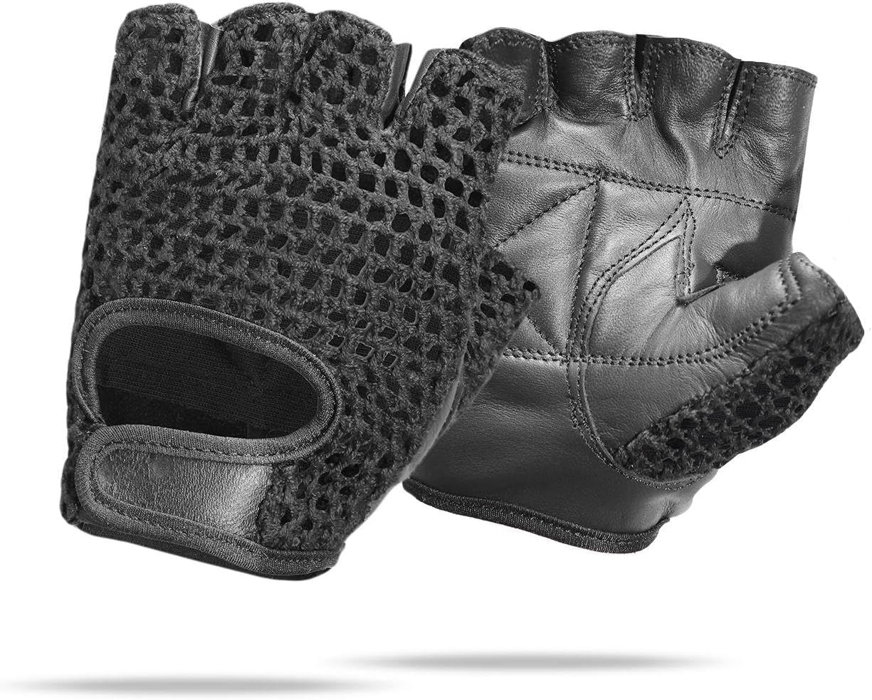 Premium Leather Weight Lifting Gloves by PRIME SPORTS