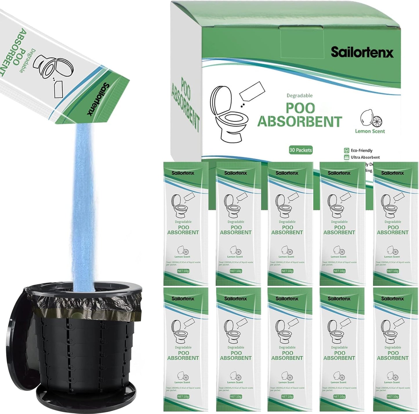 Odor-Free Waste Gel - Sailortenx