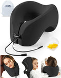 Neck Pillow Airplane Memory Foam 2-in-1 Travel Pillow - Support