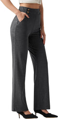 Women's Wide Leg Dress Pants High Waisted - Petite/Regular/Tall