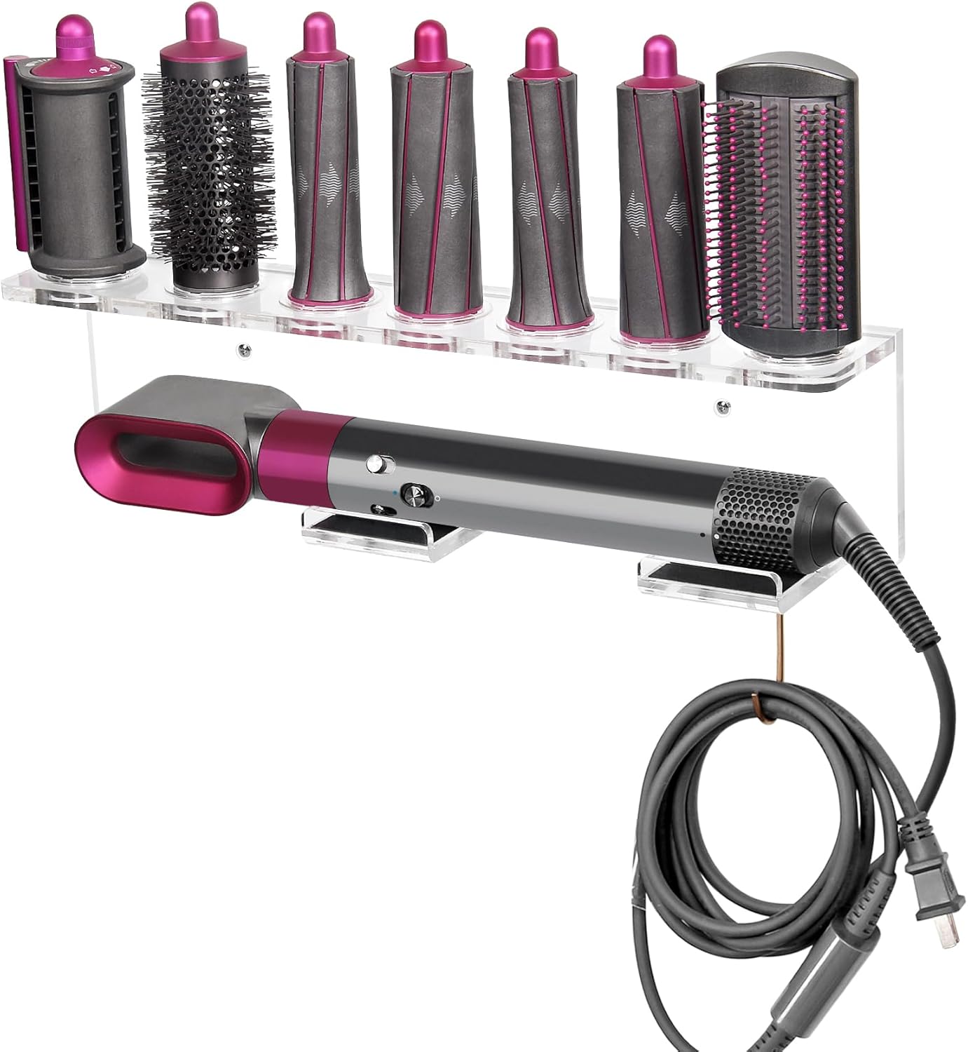 Dyson Airwrap Attachments Organizer - Clear