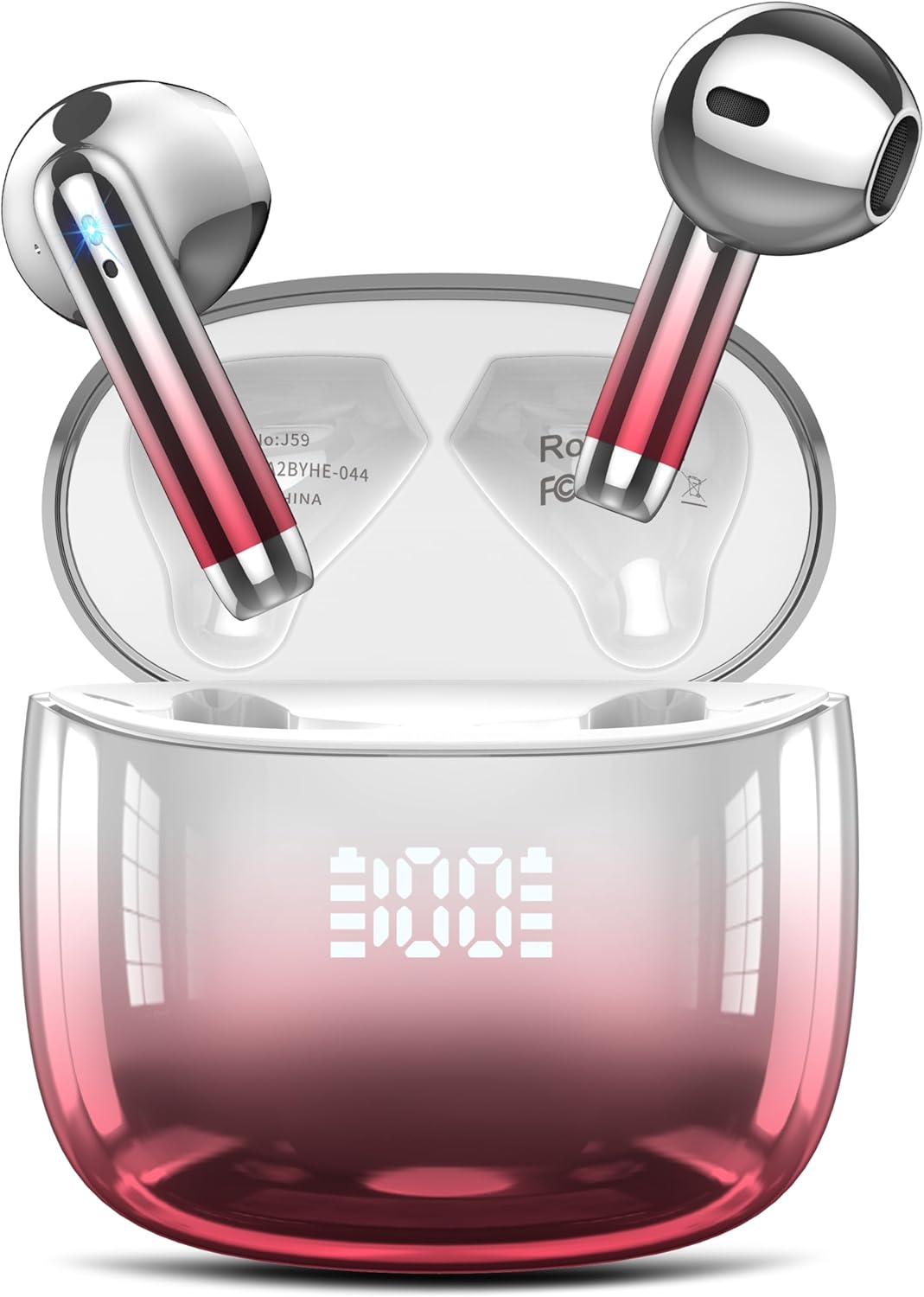 Kicoeon Wireless Earbuds: 48H Playtime, IPX7 Waterproof, 5.4 Bluetooth, 4 Mic