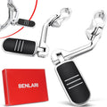 Benlari Highway Pegs 1.25 in Long Angled Stainless Steel - Durable