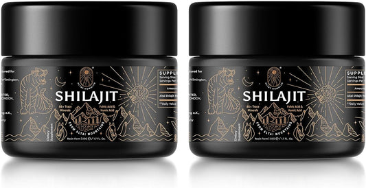 Pure Siberian Shilajit Resin with Fulvic Acid for Energy Boost